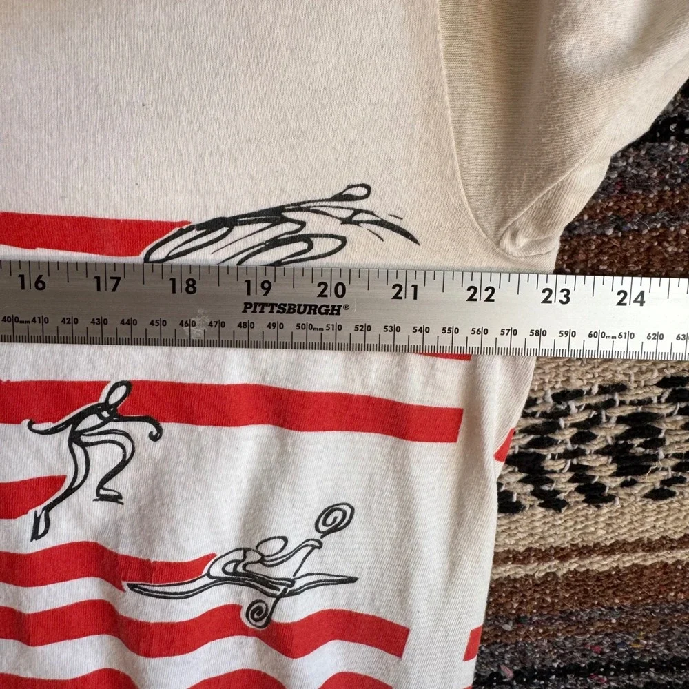 Vintage 1996 Champion USA Olympic Team T-Shirt Mens XL Cream Atlanta Summer Game - Picture 6 of 7
